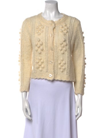 LoveShackFancy Knitwear Mohair Crew Neck Sweater S