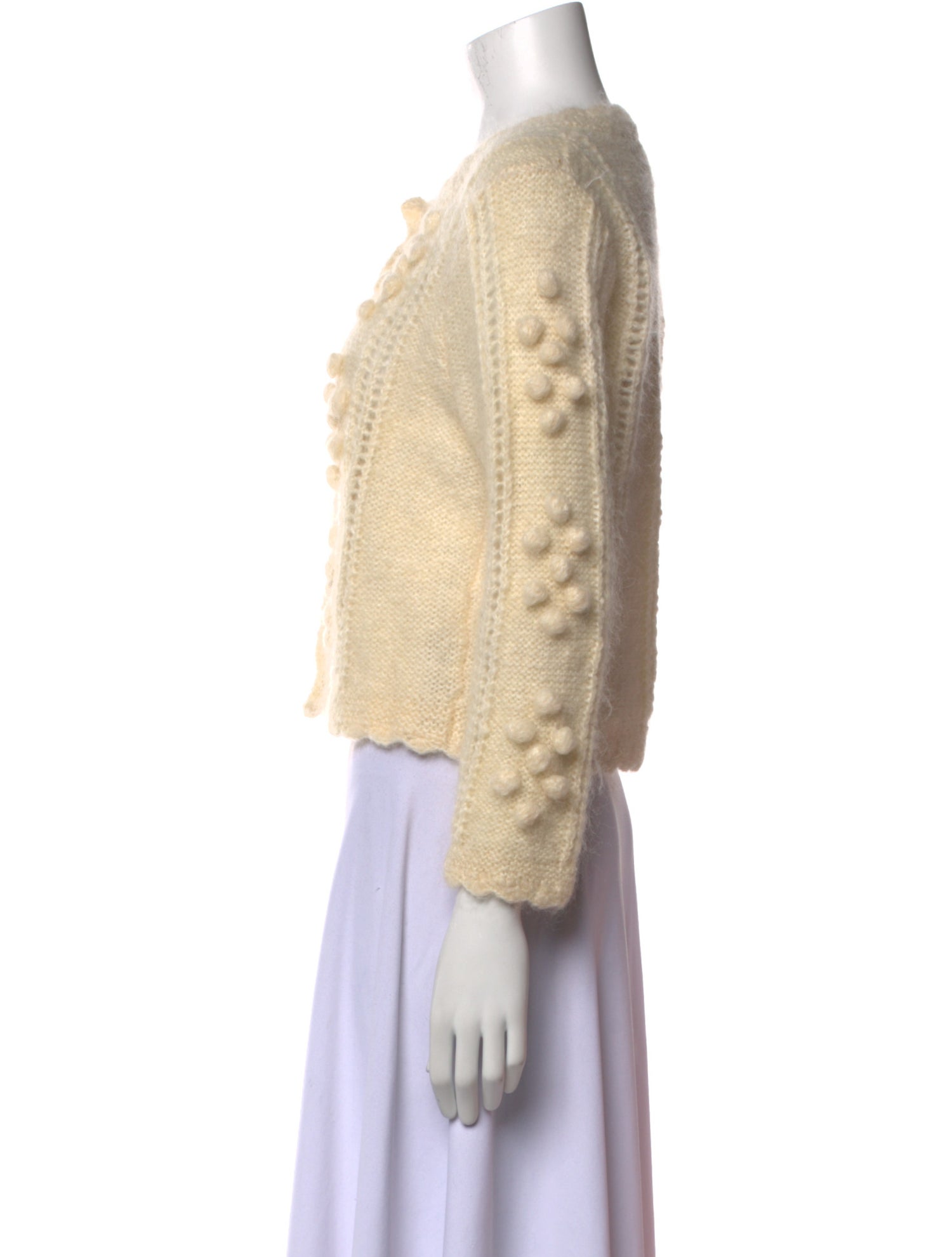 LoveShackFancy Mohair Crew Neck Sweater