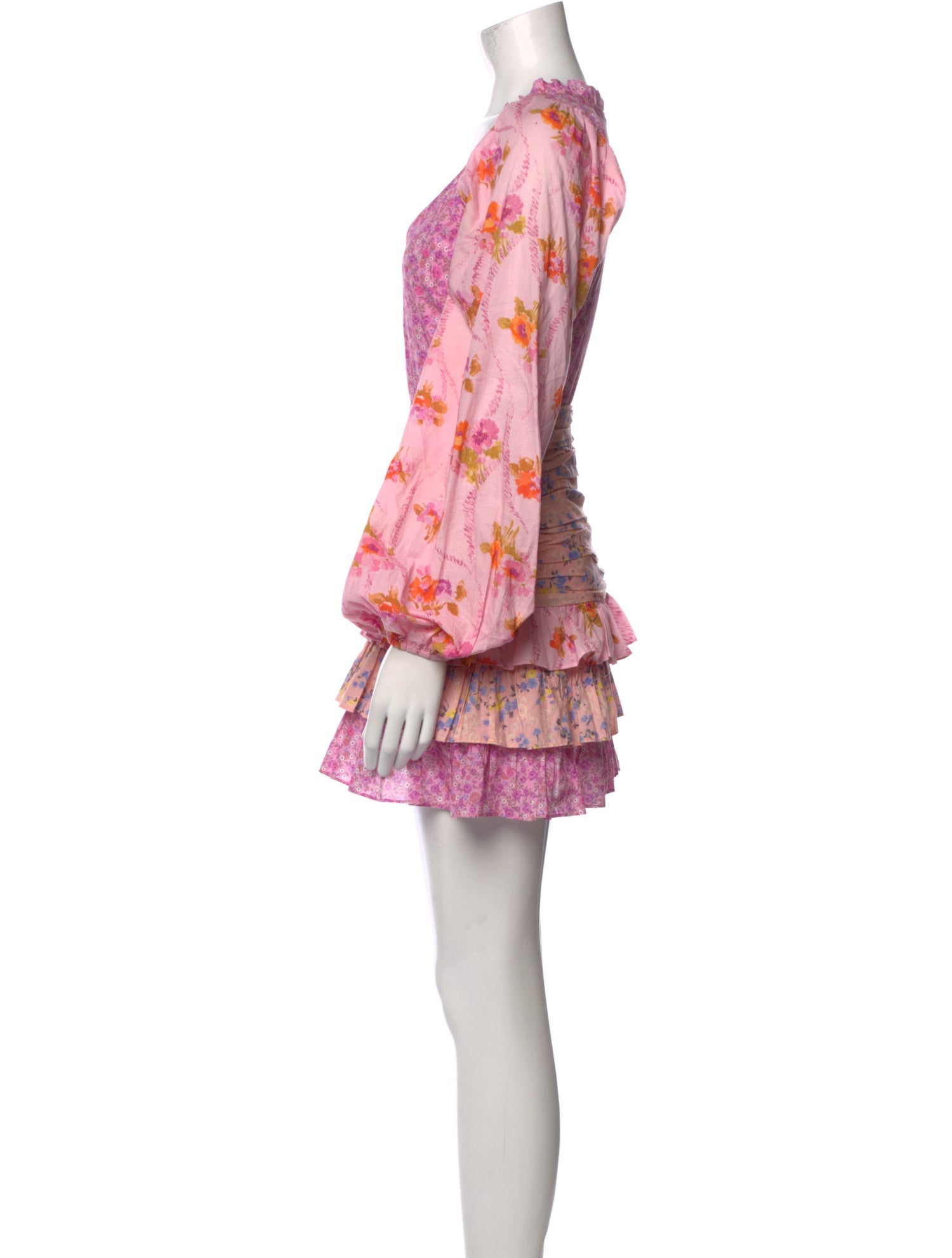 LoveShackFancy Printed Mini Dress