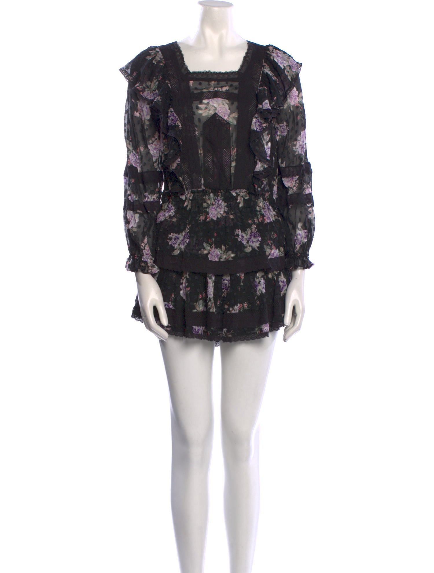 LoveShackFancy Silk Mini Dress