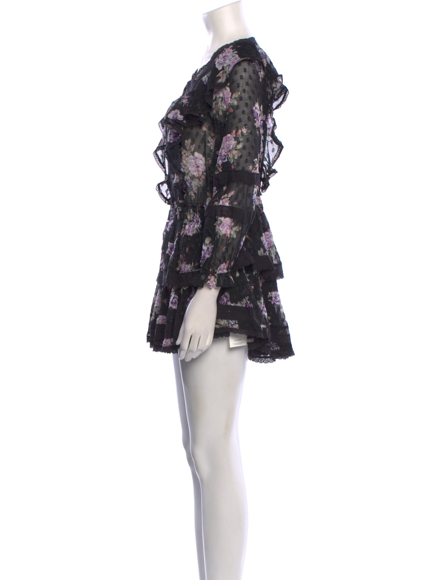 LoveShackFancy Silk Mini Dress