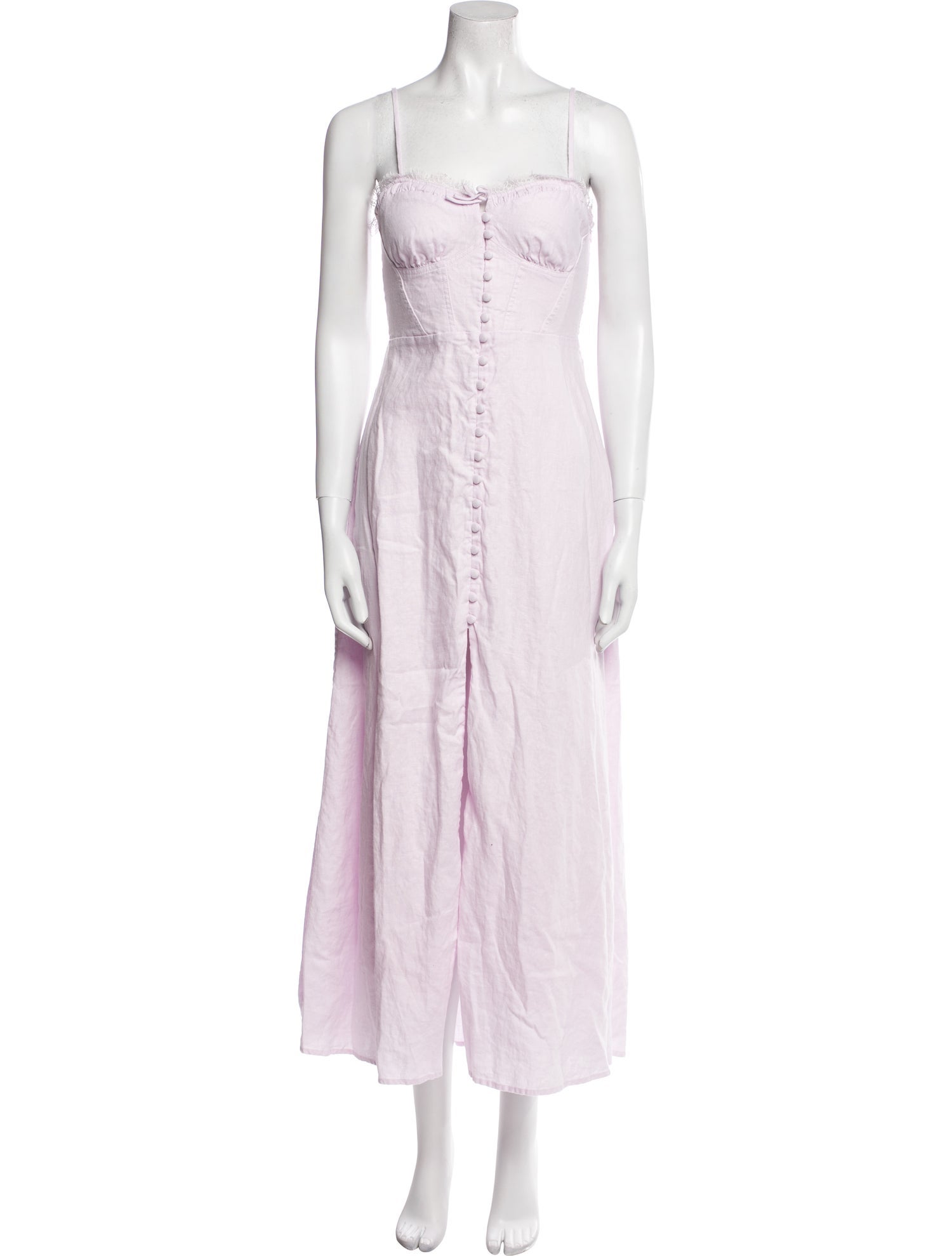 LoveShackFancy Linen Long Dress