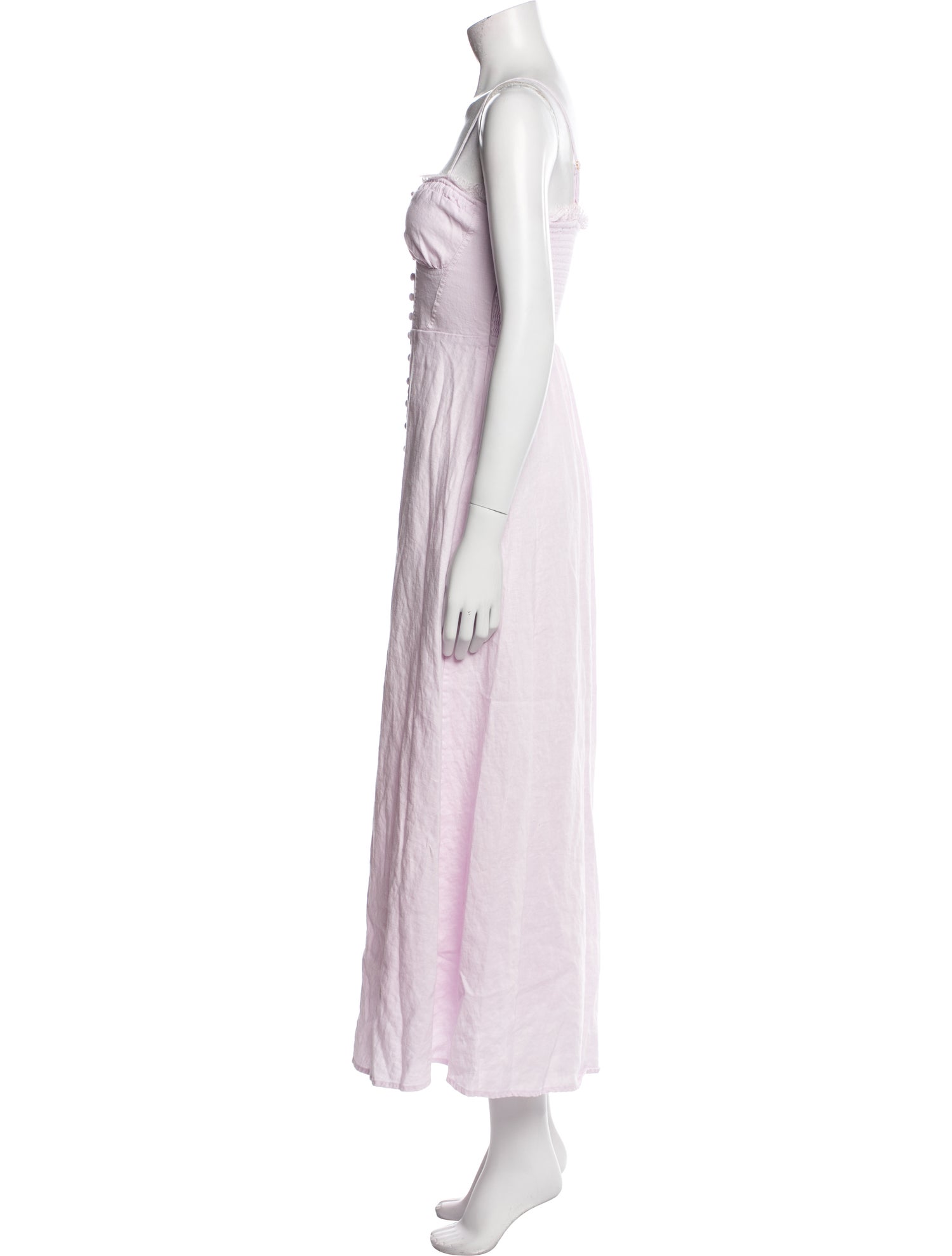 LoveShackFancy Linen Long Dress