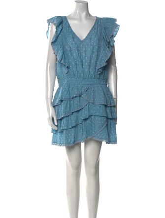 LoveShackFancy Printed Mini Dress