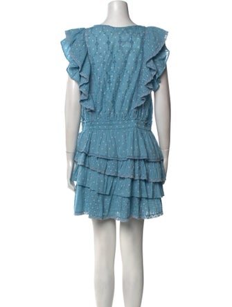 LoveShackFancy Printed Mini Dress