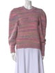 LoveShackFancy Striped Crew Neck Sweater