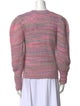LoveShackFancy Striped Crew Neck Sweater