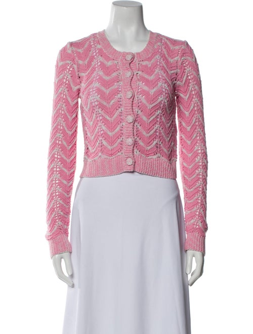 LoveShackFancy Striped Crew Neck Sweater