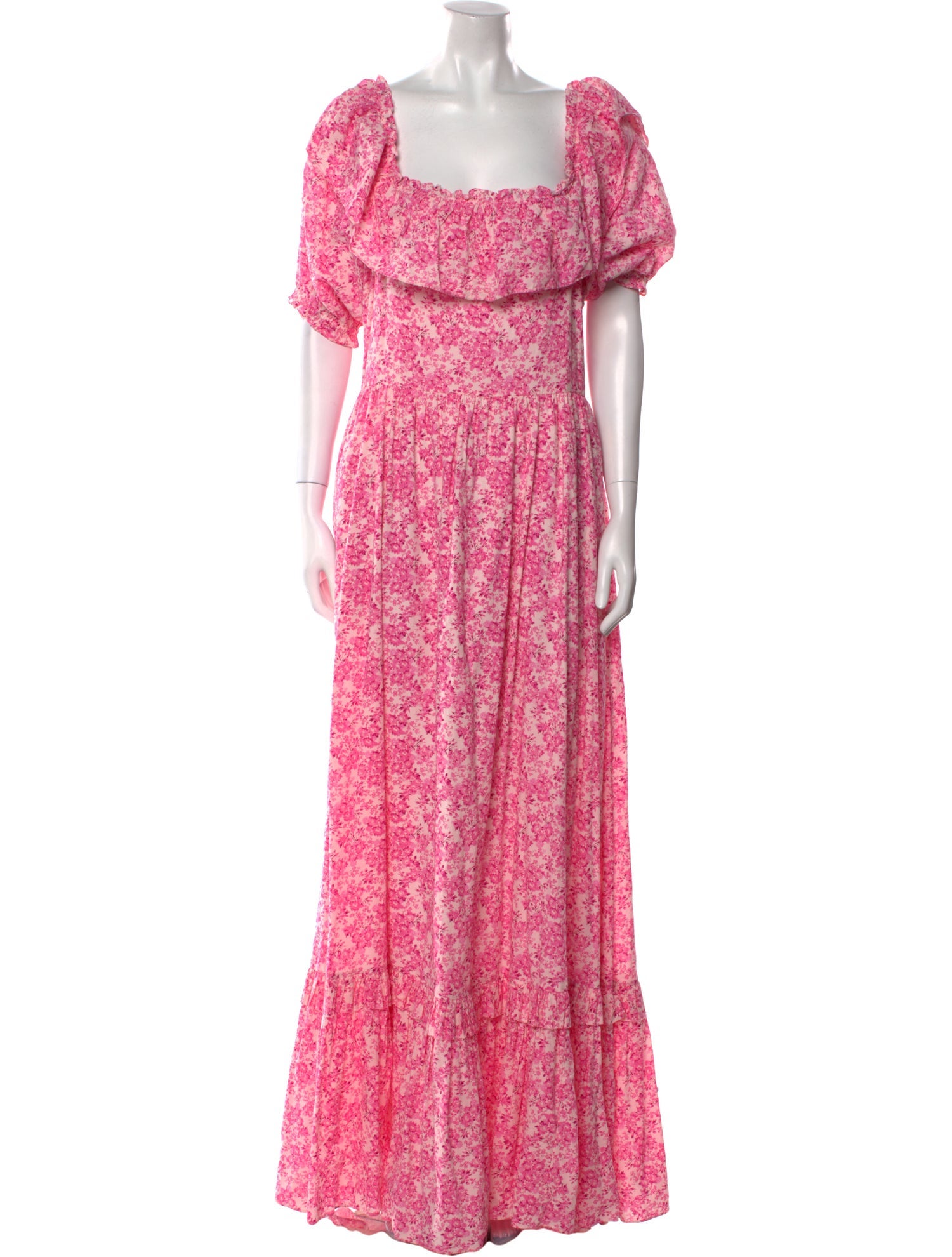 LoveShackFancy Floral Print Long Dress w/ Tags