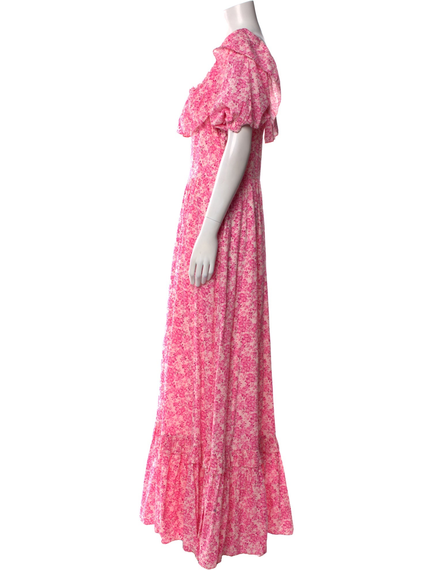 LoveShackFancy Floral Print Long Dress w/ Tags