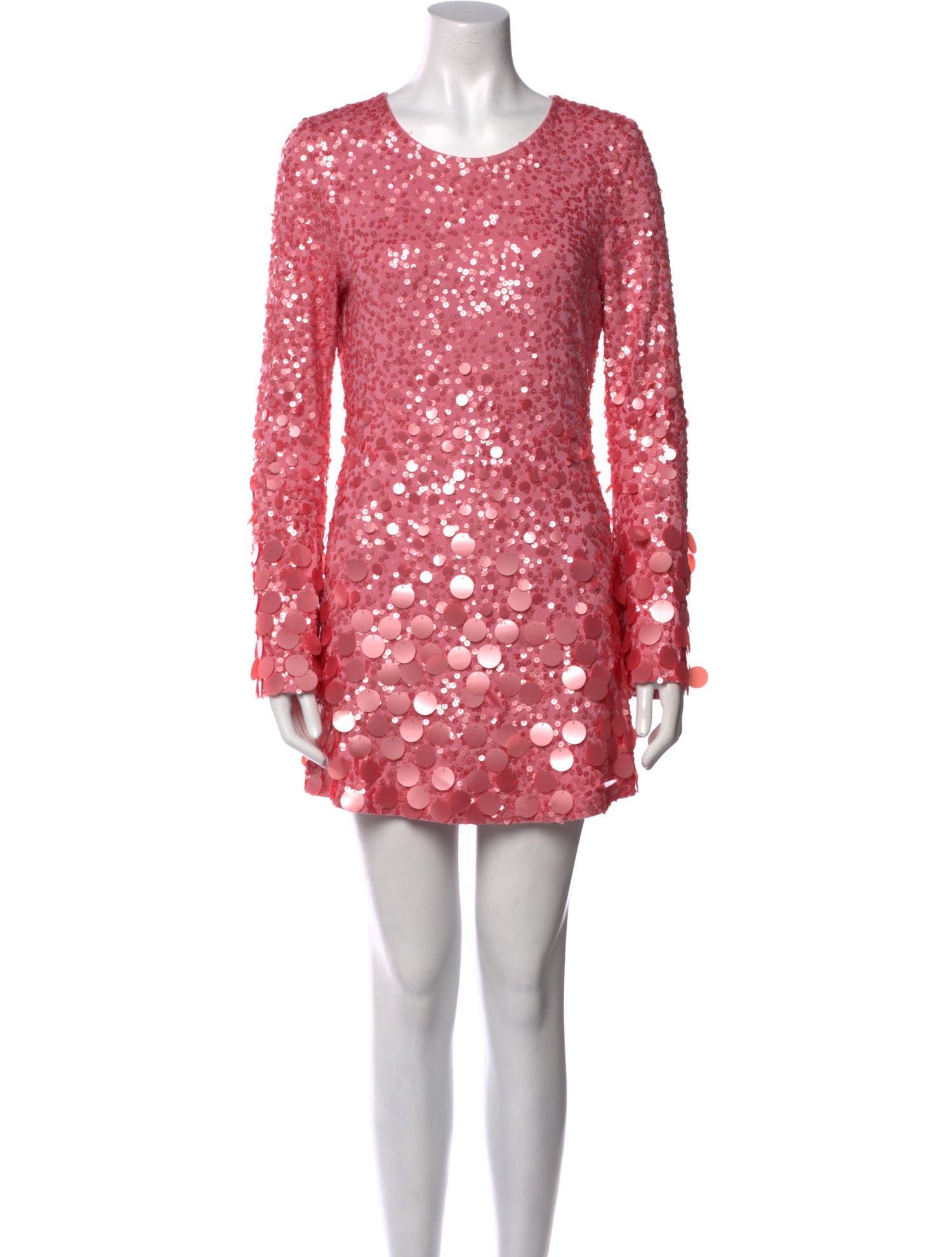 LoveShackFancy Scoop Neck Mini Dress