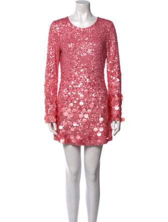 LoveShackFancy Scoop Neck Mini Dress