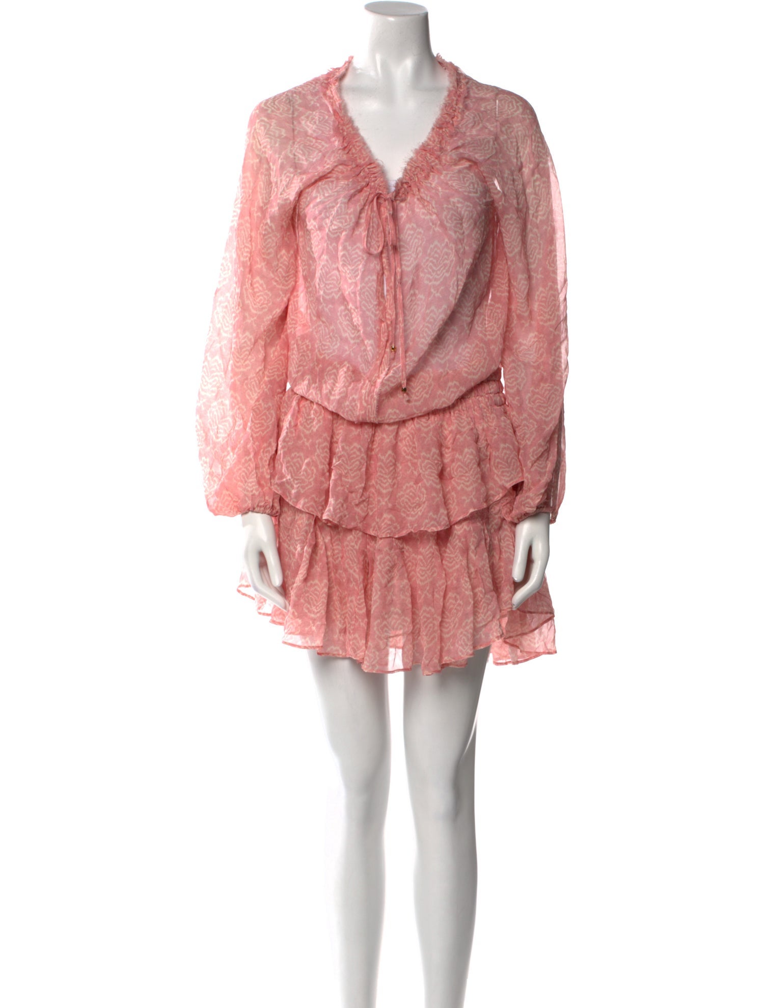 LoveShackFancy Silk Mini Dress