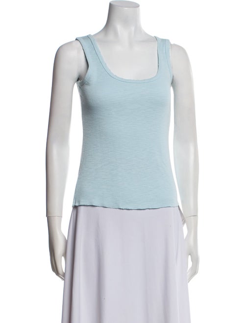 LoveShackFancy Scoop Neck Sleeveless Top