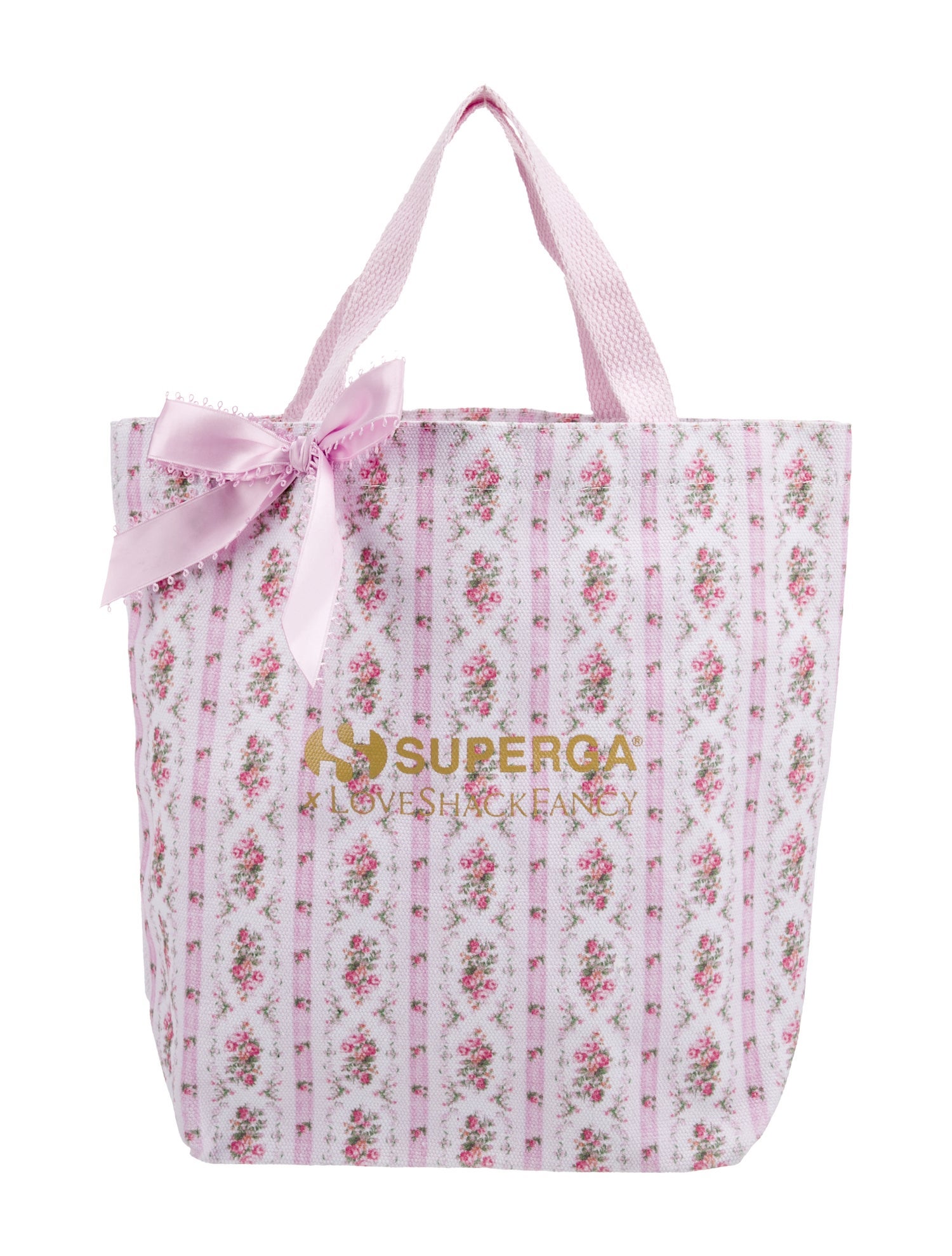 LoveShackFancy Canvas Top Handle Bag