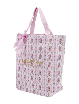 LoveShackFancy Canvas Top Handle Bag