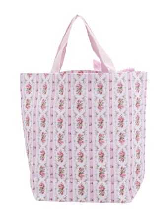 LoveShackFancy Canvas Top Handle Bag