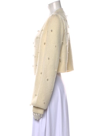 LoveShackFancy Wool V-Neck Sweater