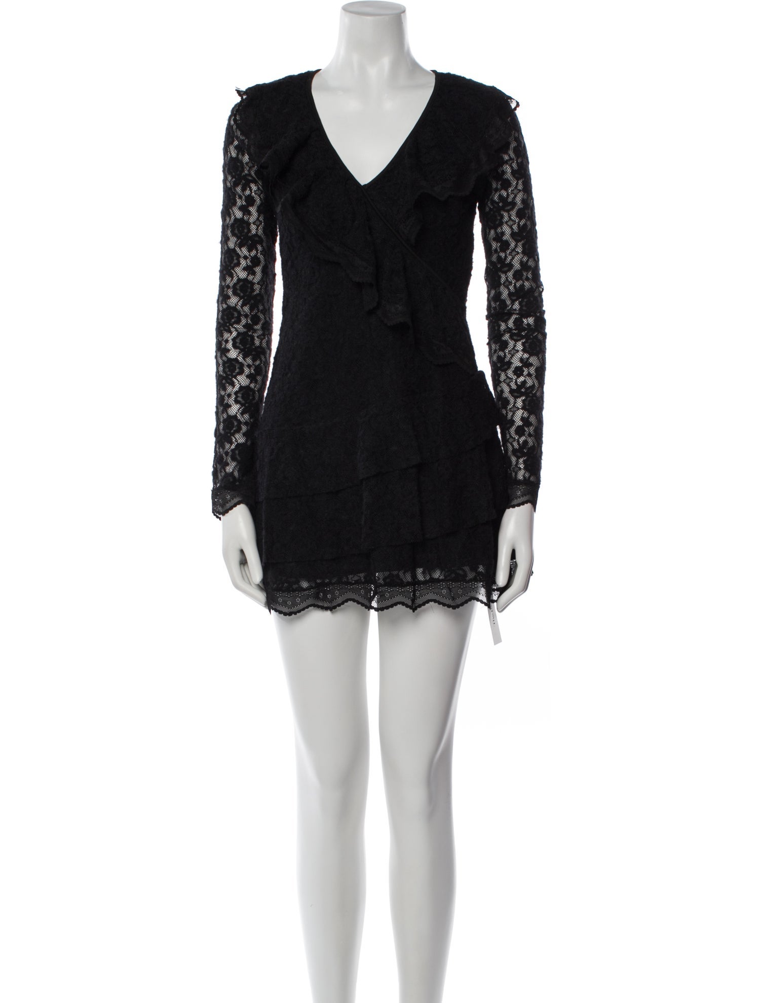 LoveShackFancy Lace Pattern Mini Dress