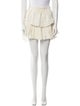 LoveShackFancy Ruffle Embellishment Mini Skirt