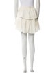 LoveShackFancy Ruffle Embellishment Mini Skirt