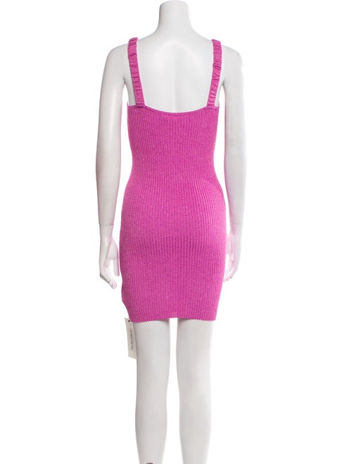 LoveShackFancy Scoop Neck Mini Dress