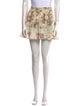 LoveShackFancy Floral Print Mini Skirt