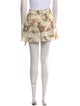 LoveShackFancy Floral Print Mini Skirt