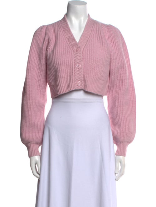 LoveShackFancy Wool V-Neck Sweater