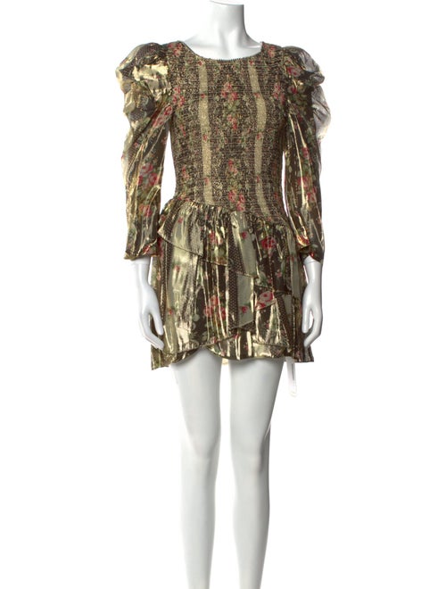 LoveShackFancy Printed Mini Dress