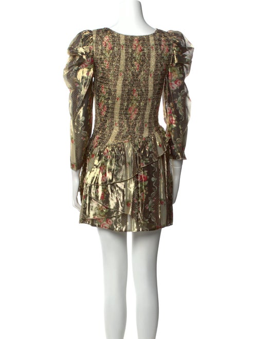 LoveShackFancy Printed Mini Dress