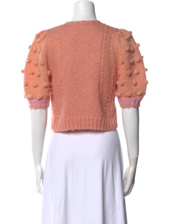 LoveShackFancy Mohair Graphic Print Sweater