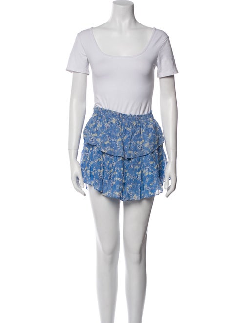 LoveShackFancy Silk Printed Skirt Set