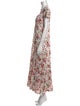 LoveShackFancy Floral Print Long Dress