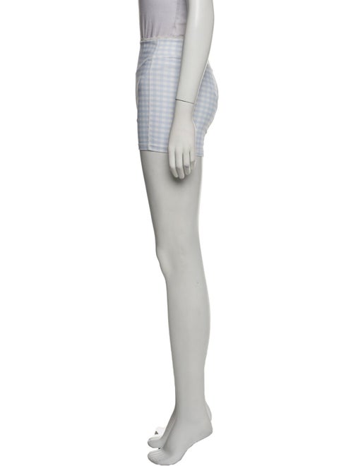 LoveShackFancy Plaid Print Mini Shorts