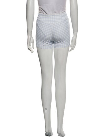 LoveShackFancy Plaid Print Mini Shorts