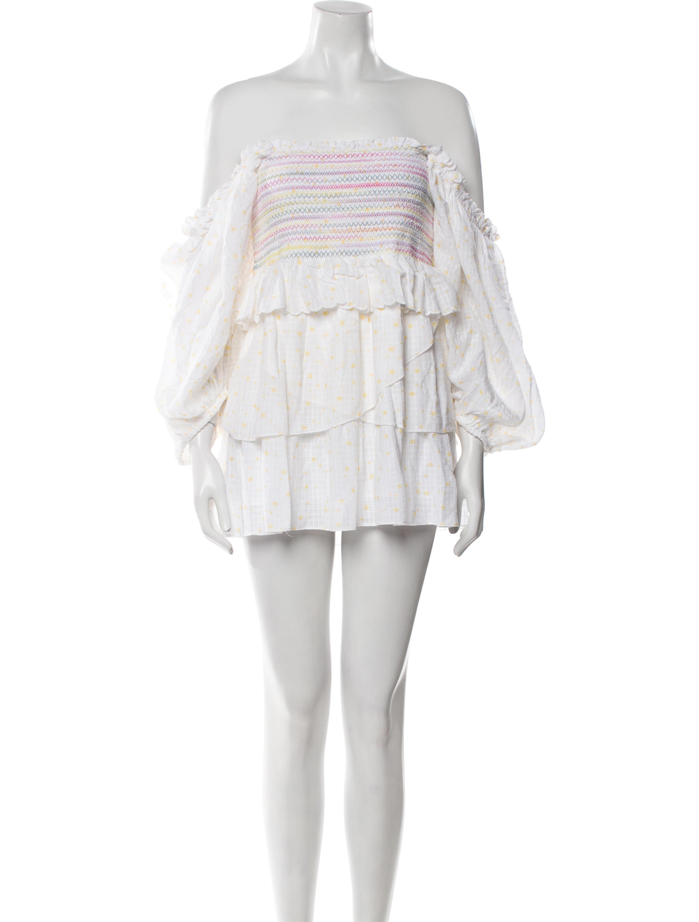 LoveShackFancy Printed Mini Dress