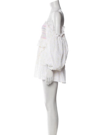 LoveShackFancy Printed Mini Dress