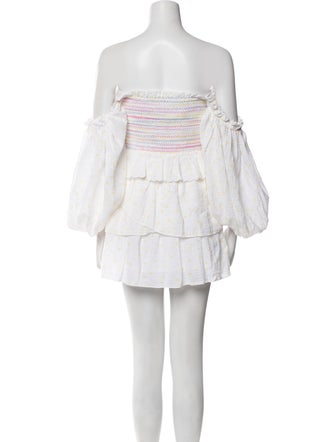 LoveShackFancy Printed Mini Dress