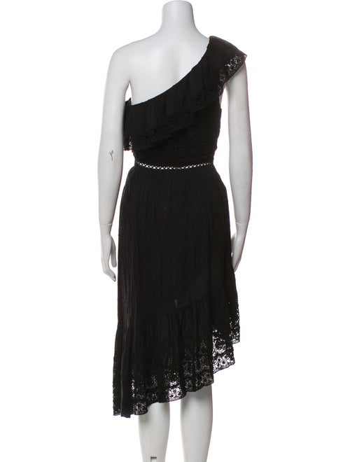 LoveShackFancy One-Shoulder Midi Length Dress