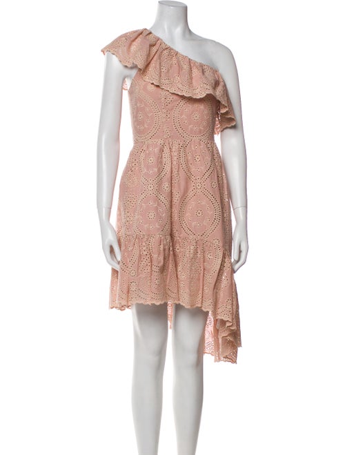 LoveShackFancy One-Shoulder Midi Length Dress