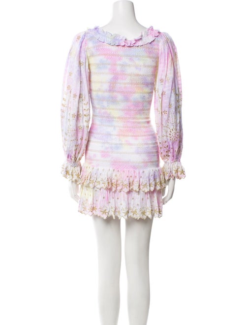 LoveShackFancy Printed Mini Dress