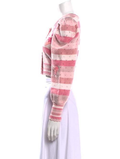 LoveShackFancy Striped Scoop Neck Sweater