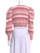LoveShackFancy Striped Scoop Neck Sweater