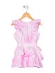 LoveShackFancy Girls Cotton Sleeveless Ruffle Dress