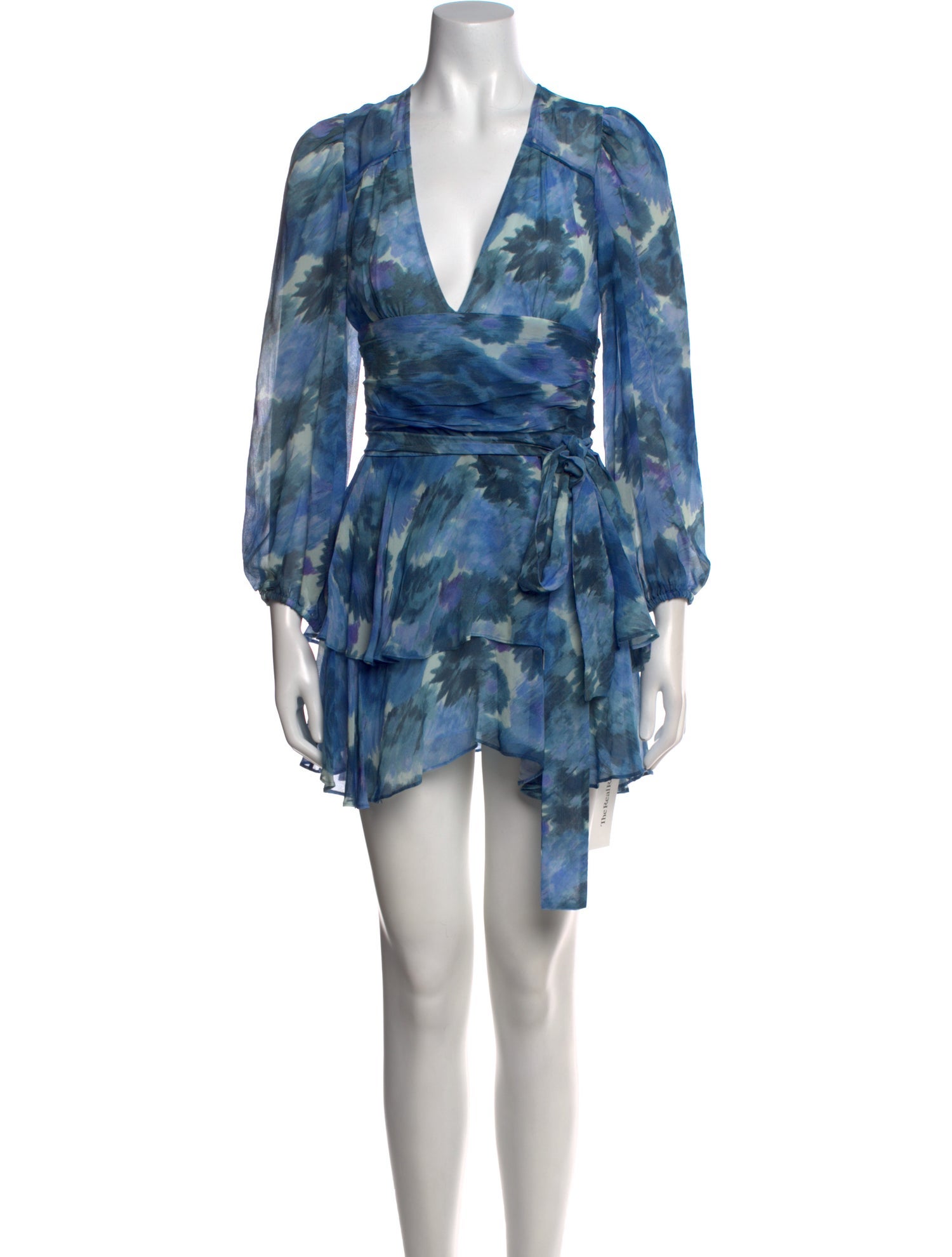 LoveShackFancy Silk Mini Dress