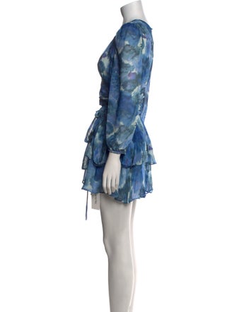 LoveShackFancy Silk Mini Dress