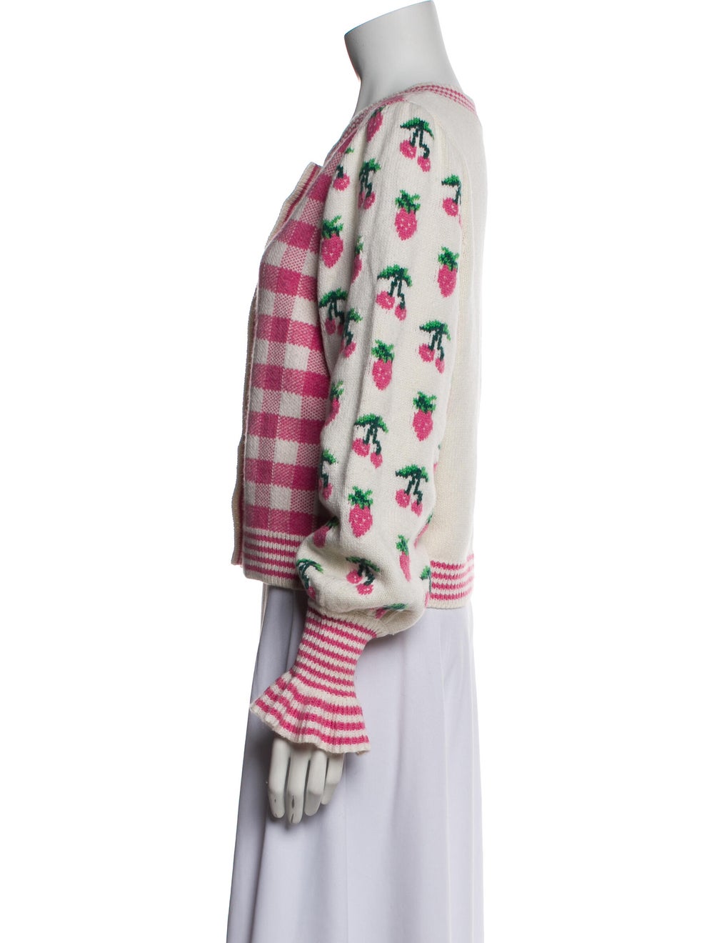 LoveShackFancy Nylon Evening Jacket Neutrals & Pi… - image 2