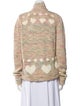 LoveShackFancy Printed Mock Neck Sweater