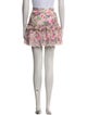 LoveShackFancy Printed Mini Skirt